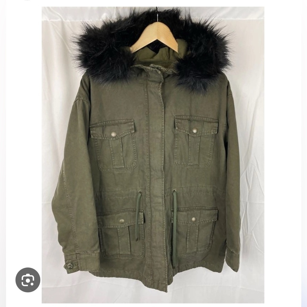 American Eagle Military Parka Jacket - image 1